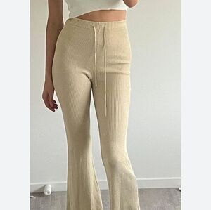 NWOT Dont Ask Amanda Gold Metallic Flares